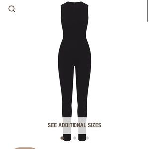 NWT Outdoor Basics Mock Neck Sleeveless Catsuit Onyx Bodysuit Black